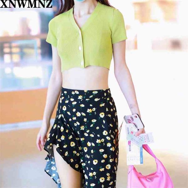 women's cropped cardigan sweaters female black white short v neck single breasted woman knitted 210520
women's cropped cardigan sweaters female black white short v neck single breasted woman knitted 210520