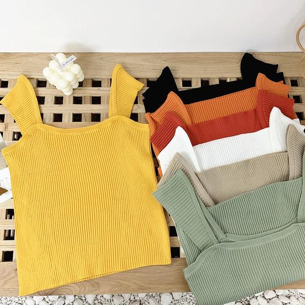 women's tanks & camis knitted plain crop female straps streetwear green backless camisole cute red rib ropa de mujer sleeveless fashio, White
women's tanks & camis knitted plain crop female straps streetwear green backless camisole cute red rib ropa de mujer sleeveless fashio, White