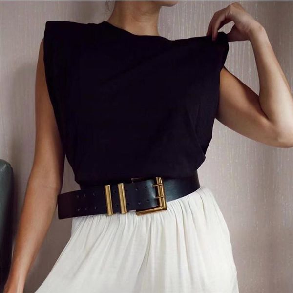 women's t-shirt fashion solid o neck sleeveless loose streetwear vest female casual clothing 2021 chic tee, White
women's t-shirt fashion solid o neck sleeveless loose streetwear vest female casual clothing 2021 chic tee, White