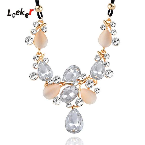 gothic waterdrop opal pendant necklace with white blue stone black leather chain collar women statement jewelry 752 k2 necklaces, Silver
gothic waterdrop opal pendant necklace with white blue stone black leather chain collar women statement jewelry 752 k2 necklaces, Silver