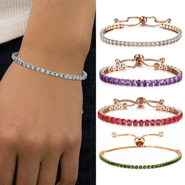link, chain fashion cubic zirconia tennis bracelet & bangle adjustable pulseras mujer charm for women bridal wedding jewelry gift, Black
link, chain fashion cubic zirconia tennis bracelet & bangle adjustable pulseras mujer charm for women bridal wedding jewelry gift, Black