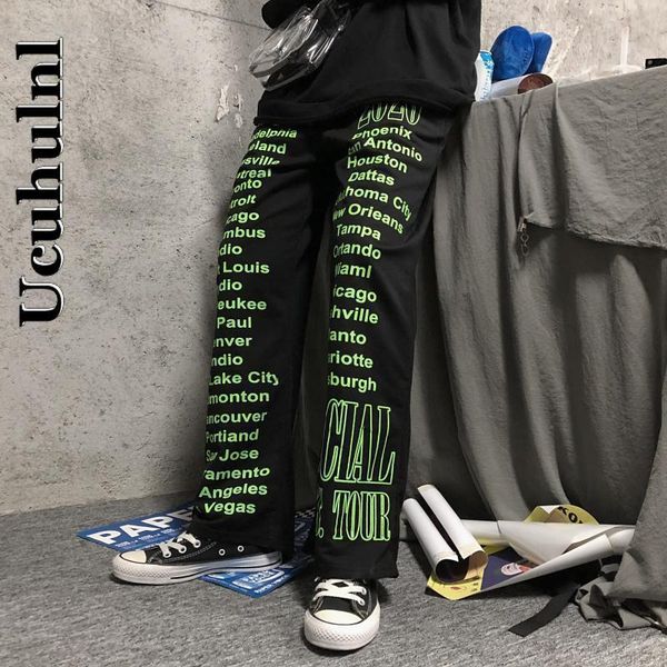 men's pants ucuhulnl palazzo for women letter print baggy streetwear trousers high waist 2021 autumn hip hop wide, Black
men's pants ucuhulnl palazzo for women letter print baggy streetwear trousers high waist 2021 autumn hip hop wide, Black