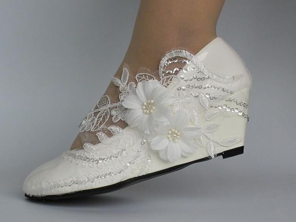 dress shoes lace white light wedding wedges bridal party women size 6-9, Black
dress shoes lace white light wedding wedges bridal party women size 6-9, Black