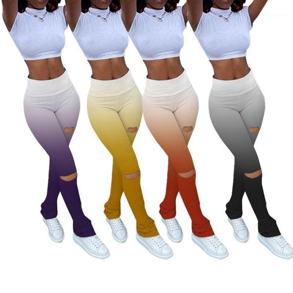 women's pants & capris fashion women long running high waist flared trousers gradient stretchy workout hollow design wide band, Black;white
women's pants & capris fashion women long running high waist flared trousers gradient stretchy workout hollow design wide band, Black;white