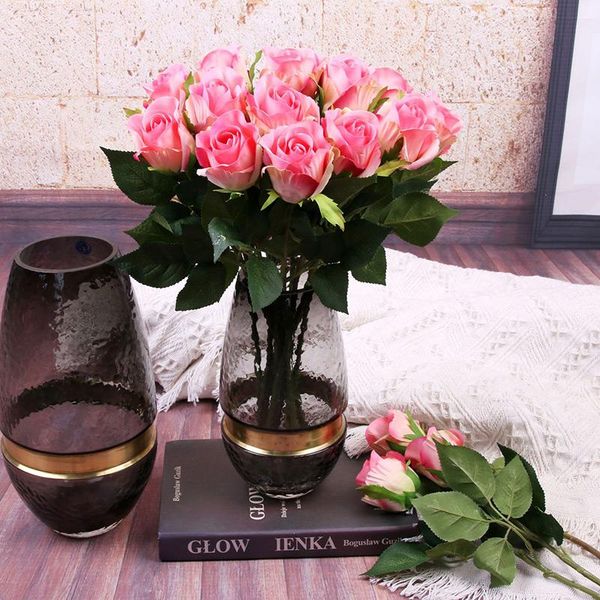 decorative flowers & wreaths 10 pcs artificial roses bouquet for home office parties bridal and wedding decoration hyd88
decorative flowers & wreaths 10 pcs artificial roses bouquet for home office parties bridal and wedding decoration hyd88