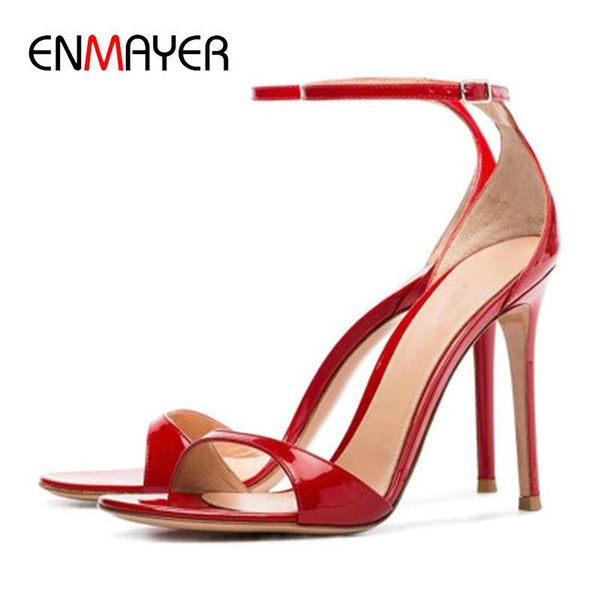 dress shoes enmayer patent leather party buckle strap womens pu basic cover heel zipper thin heels round toe women sandals 34-43, Black
dress shoes enmayer patent leather party buckle strap womens pu basic cover heel zipper thin heels round toe women sandals 34-43, Black