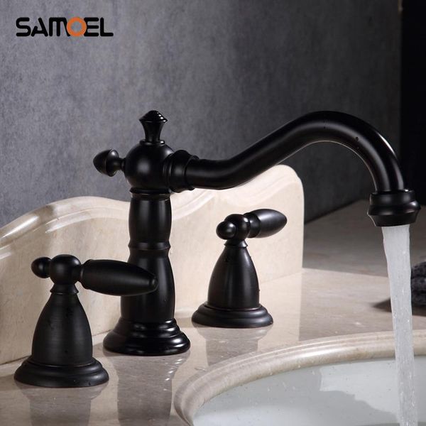 bathroom sink faucets est deck mount brass 3 hole lavatory basin mixer taps dual handle orb black faucet 3pcs bf1019-2
bathroom sink faucets est deck mount brass 3 hole lavatory basin mixer taps dual handle orb black faucet 3pcs bf1019-2