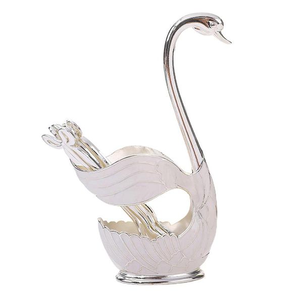spoons portable ableware set spoon fork cutlery 304 stainless steel dinnerware with swan holder table dinner tableware
spoons portable ableware set spoon fork cutlery 304 stainless steel dinnerware with swan holder table dinner tableware