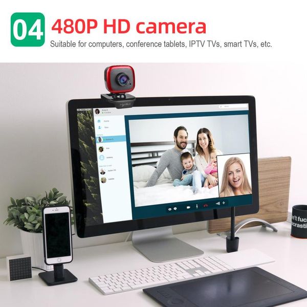 webcams 480p webcam microphone web camera rotatable mini computer full hd angle for teleworking video calling conference live
webcams 480p webcam microphone web camera rotatable mini computer full hd angle for teleworking video calling conference live