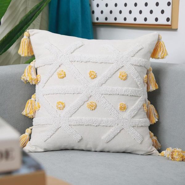cushion/decorative pillow yellow ivory cushion cover 45x45cm/30x50cm tufed boho style tassles for home decoration living room bedroom
cushion/decorative pillow yellow ivory cushion cover 45x45cm/30x50cm tufed boho style tassles for home decoration living room bedroom