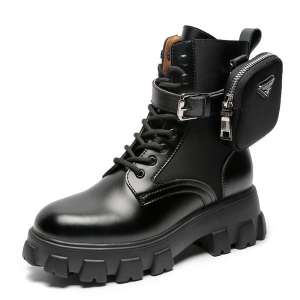 boots genuine leather women heels punk designer shoes for nice gothic platform woman booties fashion ankle, Black
boots genuine leather women heels punk designer shoes for nice gothic platform woman booties fashion ankle, Black