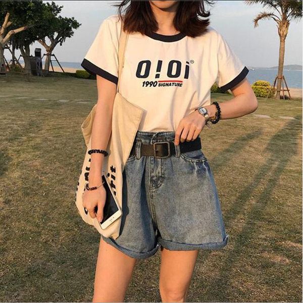 european american style fashion letters womens t shirts print short sleeve o neck cotton women slim fit, White
european american style fashion letters womens t shirts print short sleeve o neck cotton women slim fit, White