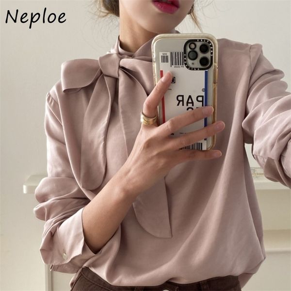 stand collar lace up bow design blouse women work style office lady solid loose blusas spring long sleeve shirt 210422, White
stand collar lace up bow design blouse women work style office lady solid loose blusas spring long sleeve shirt 210422, White