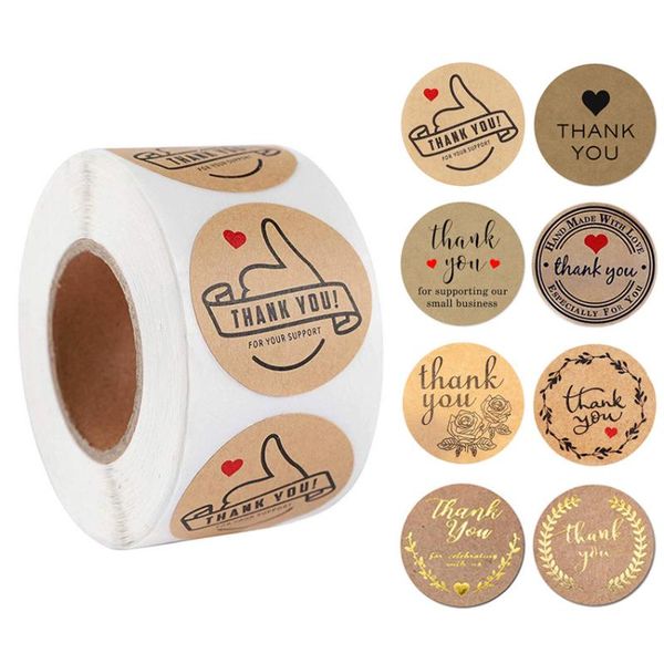 gift wrap round natural kraft "thank you" stickers scrapbooking for package adhesive handmade sticker envelope seal labels station
gift wrap round natural kraft "thank you" stickers scrapbooking for package adhesive handmade sticker envelope seal labels station