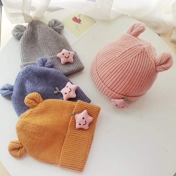 caps & hats kids winter cap candy color star knitted baby hat with ear for boys girls children bonnet, Yellow
caps & hats kids winter cap candy color star knitted baby hat with ear for boys girls children bonnet, Yellow