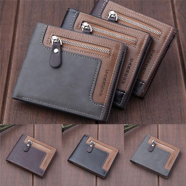 wallets men leather wallet id holder clutch bifold pocket zipper coin purse 3 colors, Red;black
wallets men leather wallet id holder clutch bifold pocket zipper coin purse 3 colors, Red;black