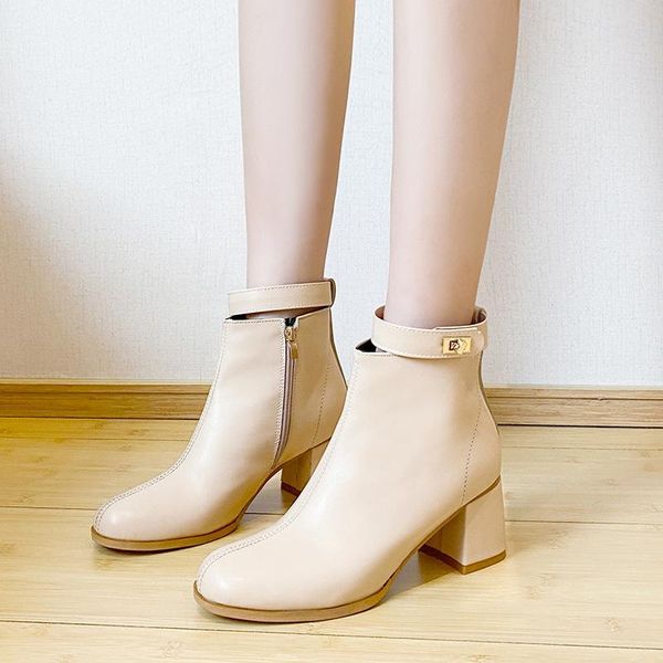 boots leather high heels side zip ankle booties for women fashion spring autumn boot pumps femmes bottes, Black
boots leather high heels side zip ankle booties for women fashion spring autumn boot pumps femmes bottes, Black