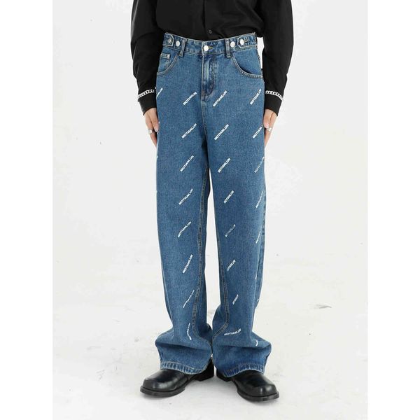 men's jeans men women couple adjustable waist letter print casual straight wide leg denim pant male streetwear hip hop vintage xchy, Blue
men's jeans men women couple adjustable waist letter print casual straight wide leg denim pant male streetwear hip hop vintage xchy, Blue