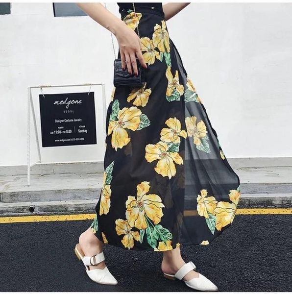 skirts boho floral print lace up long women chiffon one-piece summer holiday casual high split mid-calf maxi skirt female 2021, Black
skirts boho floral print lace up long women chiffon one-piece summer holiday casual high split mid-calf maxi skirt female 2021, Black