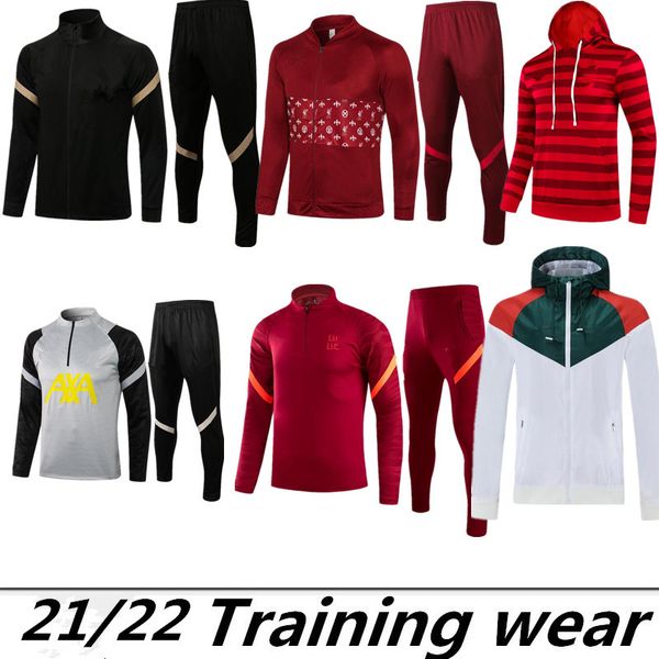 2021 red men adults football tracksuit soccer training suit jacket 2022 mens survetement foot chandal tuta jogging, Black
2021 red men adults football tracksuit soccer training suit jacket 2022 mens survetement foot chandal tuta jogging, Black