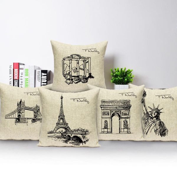 cushion/decorative pillow vintage eiffel tower cushion cover al arch london bridge covers polyester sofa seat throw pillows
cushion/decorative pillow vintage eiffel tower cushion cover al arch london bridge covers polyester sofa seat throw pillows