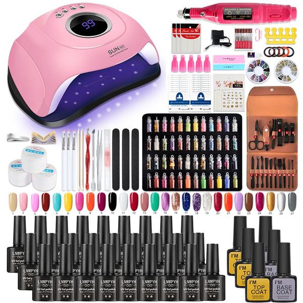 nail art kits set with lamp gel polish base coat tool salon drill machine 16 pcs clipper tools kit
nail art kits set with lamp gel polish base coat tool salon drill machine 16 pcs clipper tools kit