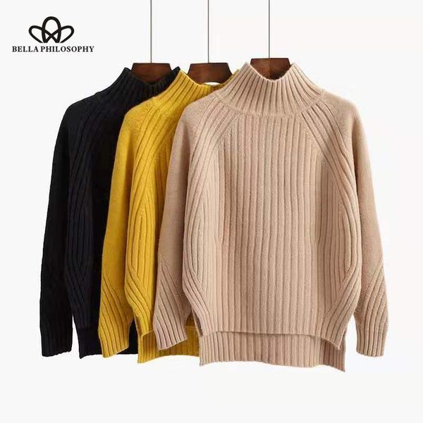 women's sweaters philosophy wonder 2021 turtleneck vintage loose female solid pullovers casual street wear lady knitted outwears, White;black
women's sweaters philosophy wonder 2021 turtleneck vintage loose female solid pullovers casual street wear lady knitted outwears, White;black