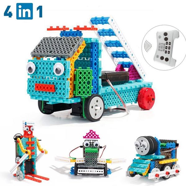 rc robot toys 4 in 1 170pcs diy assembled building blocks train fire truck remote control toy children stem educational toy gift
rc robot toys 4 in 1 170pcs diy assembled building blocks train fire truck remote control toy children stem educational toy gift