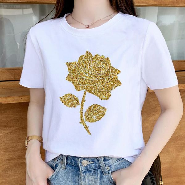 women's t-shirt flower valentine print women clothing shirt summer aesthetics graphic short sleeve polyester tshirts female camisetas v, White
women's t-shirt flower valentine print women clothing shirt summer aesthetics graphic short sleeve polyester tshirts female camisetas v, White