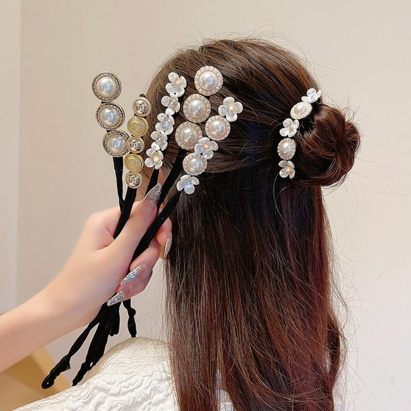 hair clips & barrettes high-end women's refined grace bun updo gadget elegant fluffy back headwear lazy fairy pearl ring, Golden;silver
hair clips & barrettes high-end women's refined grace bun updo gadget elegant fluffy back headwear lazy fairy pearl ring, Golden;silver