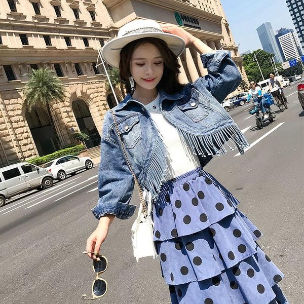 women's jackets jacket for women tasse jean denim coat spring autumn 9ct009, Black;brown
women's jackets jacket for women tasse jean denim coat spring autumn 9ct009, Black;brown