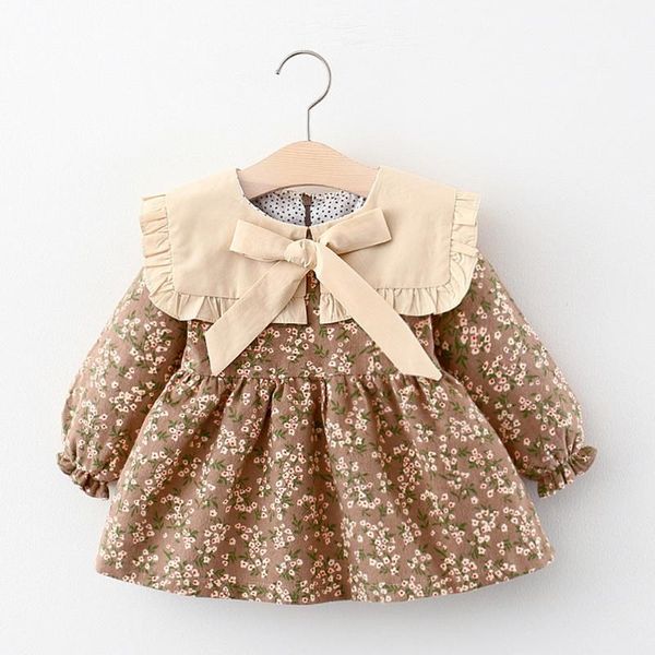 girl's dresses born floral one-piece toddler ruffled collar princess dress cute party formal children long sleeve bow knot, Red;yellow
girl's dresses born floral one-piece toddler ruffled collar princess dress cute party formal children long sleeve bow knot, Red;yellow