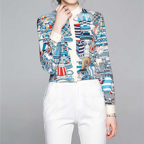 nrj-6f-611-1-3227 autumn women round neck single breasted shirt graffiti print shirts fashion 210706, White
nrj-6f-611-1-3227 autumn women round neck single breasted shirt graffiti print shirts fashion 210706, White