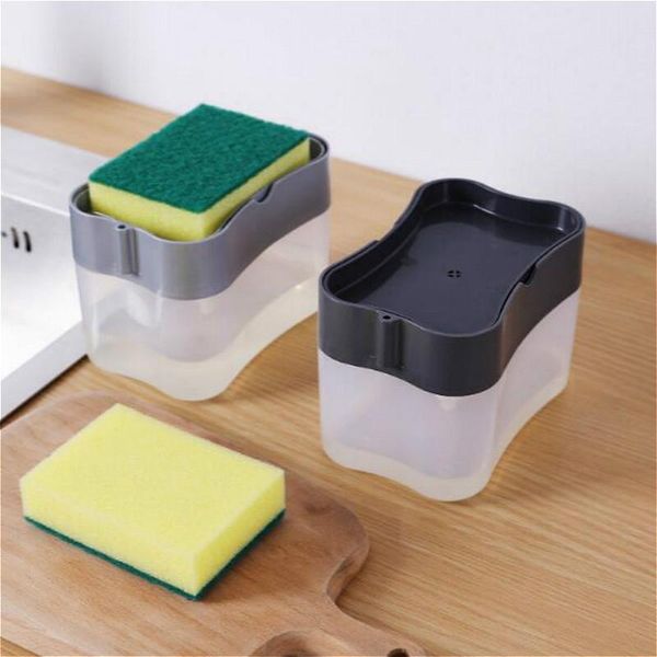 liquid soap dispenser 2-in-1 pump with sponge holder container hand press organizer kitchen clean tools box
liquid soap dispenser 2-in-1 pump with sponge holder container hand press organizer kitchen clean tools box