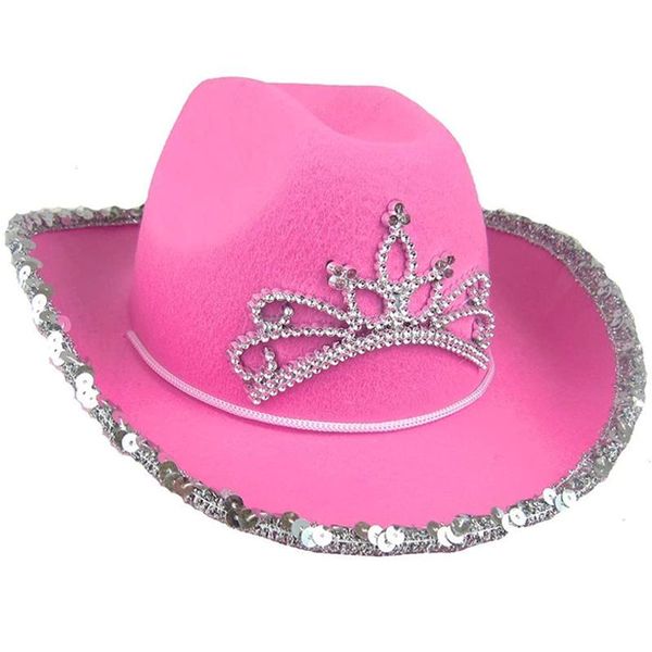 wide brim hats women girl pink tiara western style cowgirl rolled fedora caps feather edge beach cowboy hat sequin party dress up, Blue;gray
wide brim hats women girl pink tiara western style cowgirl rolled fedora caps feather edge beach cowboy hat sequin party dress up, Blue;gray