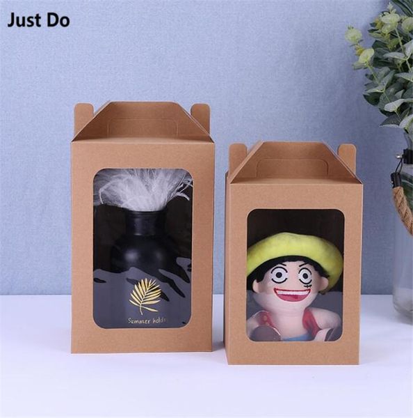 gift wrap large paper box with clear pvc window cardboard black white kraft flower packaging
gift wrap large paper box with clear pvc window cardboard black white kraft flower packaging
