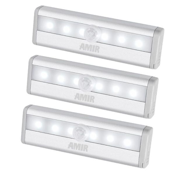 motion sensing closet lights 6 led wireless night light cabinet wardrobe stairs step with magnetic strip
motion sensing closet lights 6 led wireless night light cabinet wardrobe stairs step with magnetic strip