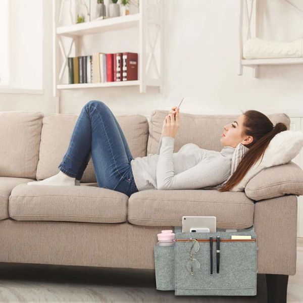 storage bags 1pc housedhold sofa bedside felt hanging bag pouch oragnizer holder for home (light grey)
storage bags 1pc housedhold sofa bedside felt hanging bag pouch oragnizer holder for home (light grey)