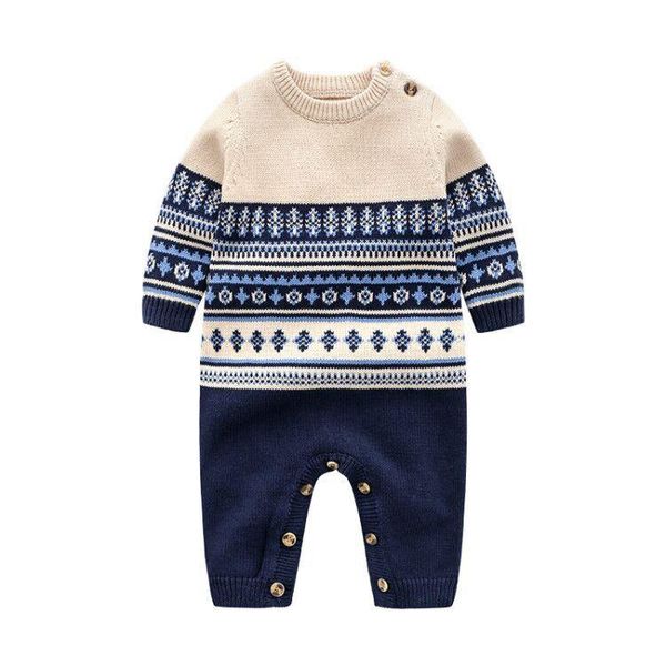 ircomll hight quality baby rompers o-neck cottontoddler boys knitting jumpsuit boy christmas clothes nowborn kid outwear jumpsuits, Blue
ircomll hight quality baby rompers o-neck cottontoddler boys knitting jumpsuit boy christmas clothes nowborn kid outwear jumpsuits, Blue