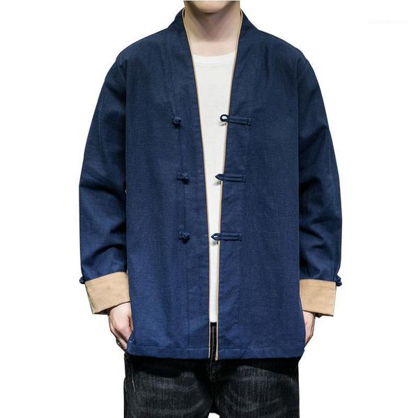 men's trench coats chinese style hanfu japanese cardigan coat loose kimono men outerwear jacket -5xl, Tan;black
men's trench coats chinese style hanfu japanese cardigan coat loose kimono men outerwear jacket -5xl, Tan;black