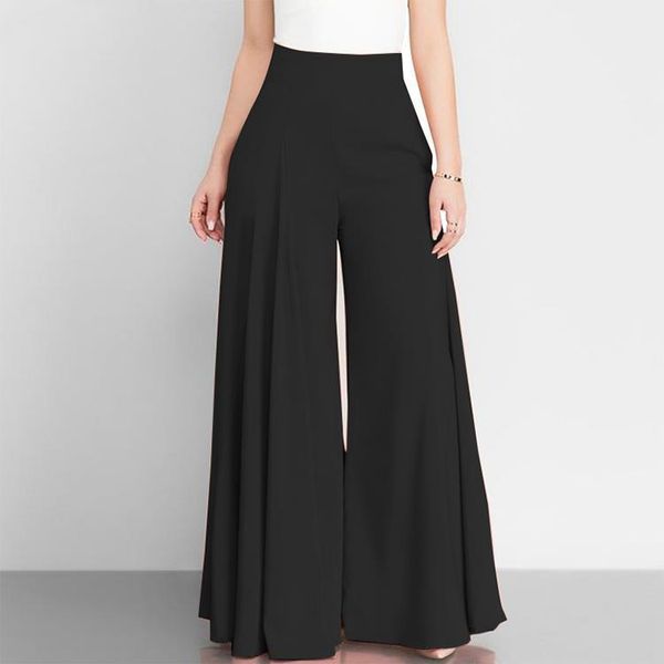 women's pants & capris women elegant high waist wide leg 2021 spring vintage flare trousers casual solid zipper pantalon female bottoms, Black;white
women's pants & capris women elegant high waist wide leg 2021 spring vintage flare trousers casual solid zipper pantalon female bottoms, Black;white