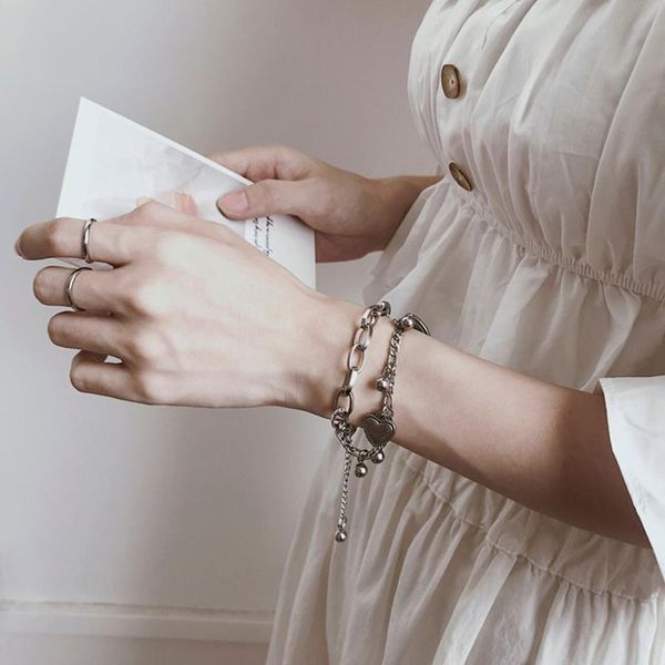 link, chain bracelet women 2021 couple girlfriends female non-fading snake bone temperament cold wind, Black
link, chain bracelet women 2021 couple girlfriends female non-fading snake bone temperament cold wind, Black