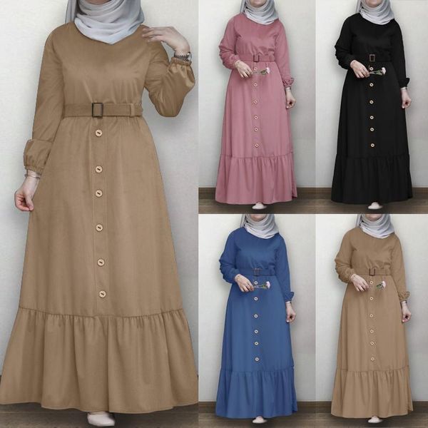 ethnic clothing solid kaftan abayas sundress zanzea women autumn ruffle hem long muslim dress dubai abaya turkey hijab vestidos robe, Red
ethnic clothing solid kaftan abayas sundress zanzea women autumn ruffle hem long muslim dress dubai abaya turkey hijab vestidos robe, Red