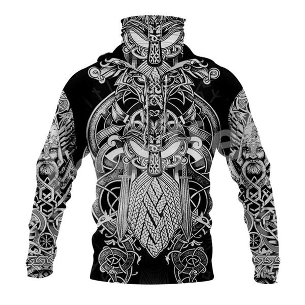 men's hoodies & sweatshirts tattoo god odin symbol harajuku fashion tracksuit 3dprint winter mask gaiter men/women, Black
men's hoodies & sweatshirts tattoo god odin symbol harajuku fashion tracksuit 3dprint winter mask gaiter men/women, Black