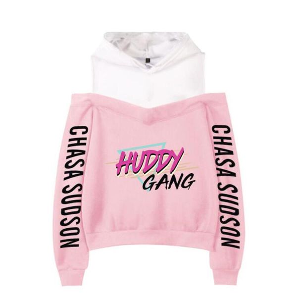 women's hoodies & sweatshirts chase hudson merch huddy gang women streetwear hip hop long sleeve off shoulder fleece hooded jacket, Black
women's hoodies & sweatshirts chase hudson merch huddy gang women streetwear hip hop long sleeve off shoulder fleece hooded jacket, Black