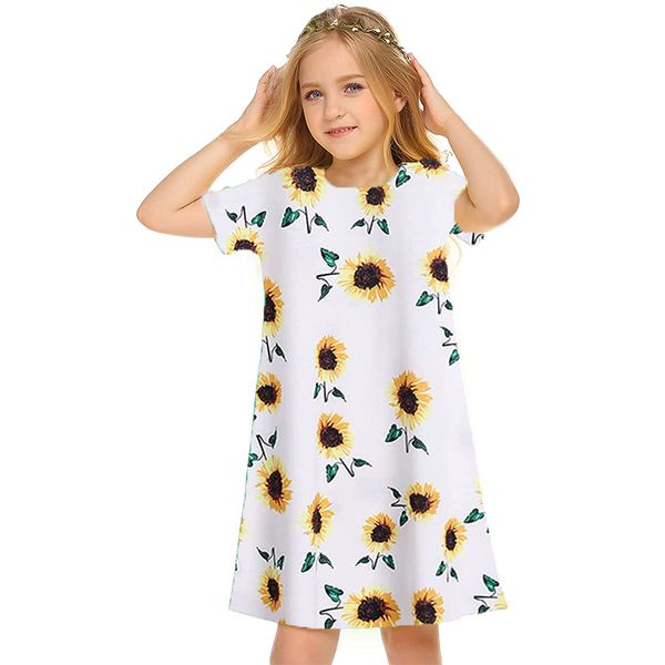 sunflower print dress, short sleeve print dress, children's casual dress, a-line skirt knee-length, simple, elegant and colorful 5-15 y, Red;yellow
sunflower print dress, short sleeve print dress, children's casual dress, a-line skirt knee-length, simple, elegant and colorful 5-15 y, Red;yellow
