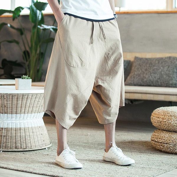 men's pants chinese style pantalon homme large size jogger home comfortable summer shorts pant grade baggy big legged, Black
men's pants chinese style pantalon homme large size jogger home comfortable summer shorts pant grade baggy big legged, Black
