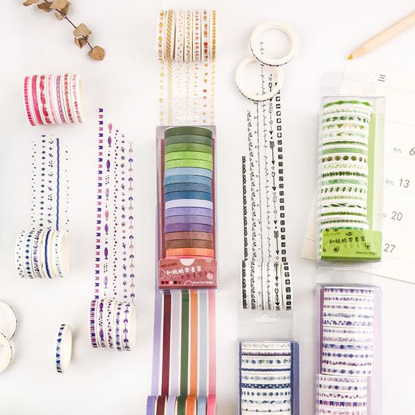 gift wrap 20pcs/pack multi-color washi tape scrapbooking decorative adhesive tapes paper japanese stationery sticker scrapbook supplies
gift wrap 20pcs/pack multi-color washi tape scrapbooking decorative adhesive tapes paper japanese stationery sticker scrapbook supplies