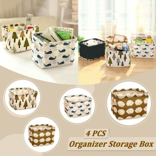 4pcs organizer storage box for custody in tissue with 2 handles on both sides household basket toy clothing baskets
4pcs organizer storage box for custody in tissue with 2 handles on both sides household basket toy clothing baskets