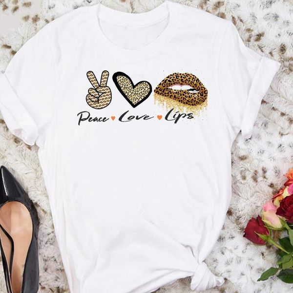 women's t-shirt women cartoon leopard love lip 90s funny summer female tshirts fashion clothes graphic t lady print tee, White
women's t-shirt women cartoon leopard love lip 90s funny summer female tshirts fashion clothes graphic t lady print tee, White